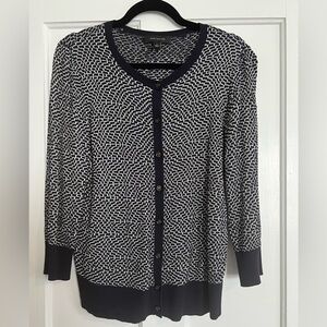 Ann Taylor Lightweight Button Up Cardigan Size Large